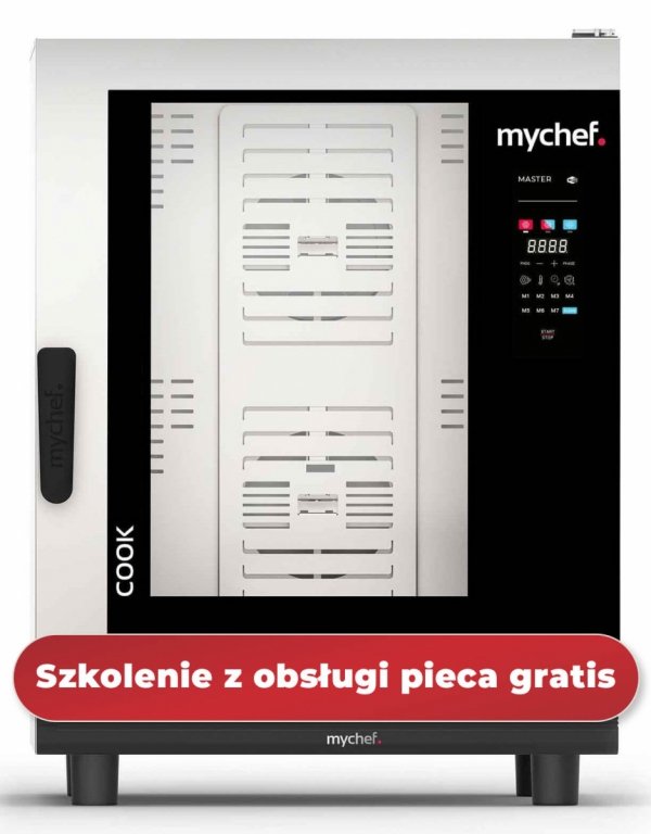 Piec konwekcyjno-parowy elektryczny | automatyczny system myjący | 10xGN1/1 | 18,6 kW | 400 V | Mychef COOK MASTER 101E TSC | System TSC - najwyższa stabilność temperatury