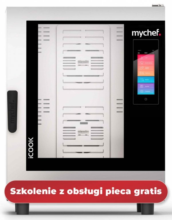 Piec konwekcyjno-parowy elektryczny | automatyczny system myjący | 10xGN2/1 | 27,9 kW | 400 V | Mychef iCook 102E TSC | System TSC - najwyższa stabilność temperatury