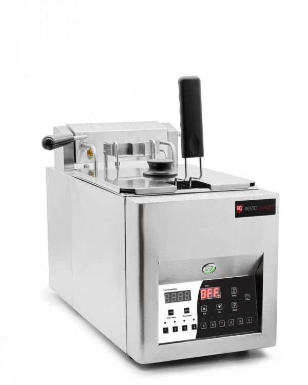 Frytownica elektryczna RQEF18L | frytownica automatyczna | automatyczne podnoszenie kosza | 12 l | 6 kW | 400V