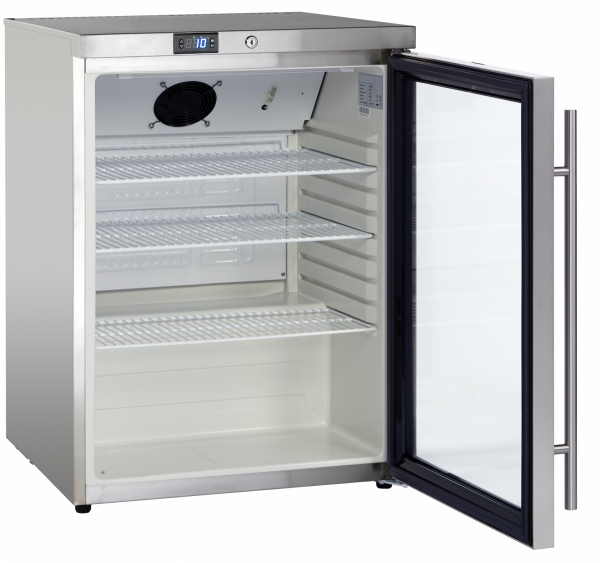 Szafa chłodnicza podblatowa | przeszklona | 145 l | SK145GDE