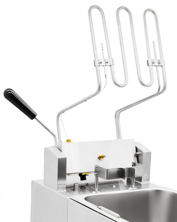 Frytownica elektryczna RQEF12L  | frytownica automatyczna  | automatyczne podnoszenie kosza | 12 l | 3,6 kW