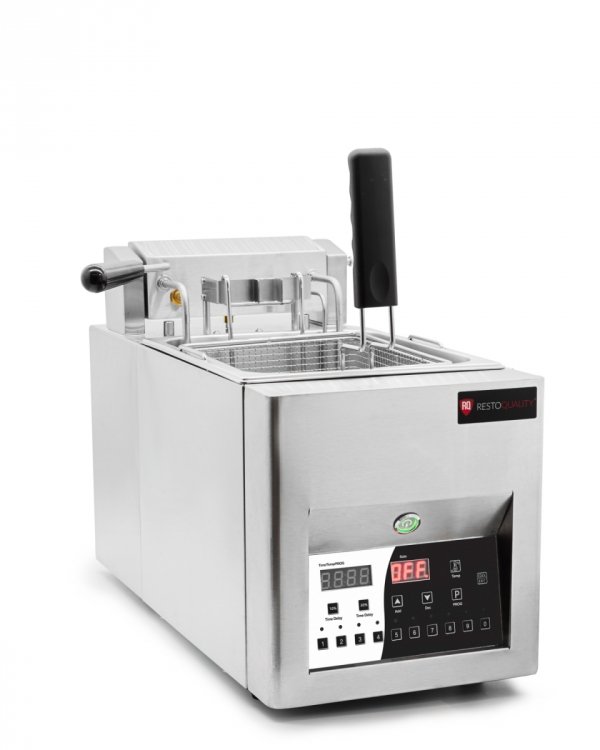 Frytownica elektryczna RQEF12L  | frytownica automatyczna  | automatyczne podnoszenie kosza | 12 l | 3,6 kW