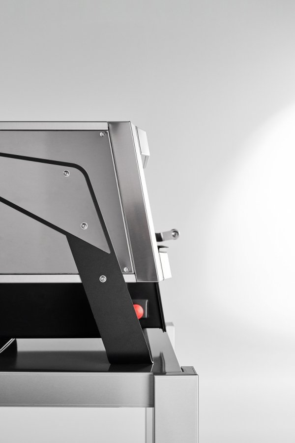 Piec do pizzy obrotowy Mantegna | MN40/1DG-P | elektryczny | max.500 °C | 1x40cm | 4 kW | 670x664x605 mm