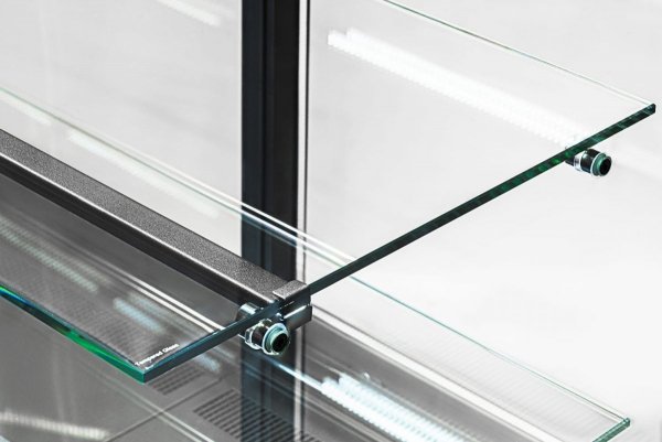 Witryna cukiernicza neutralna Dolce Visione Breve Neutro 900 | wersja obniżona | 900x670x1110+/-10 mm