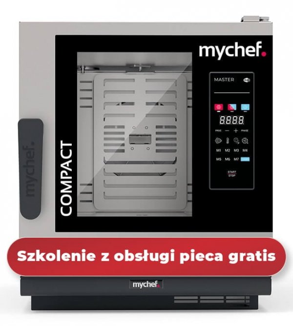 Piec konwekcyjno-parowy elektryczny | automatyczny system myjący | 6xGN2/3 | 6,3 kW | 400 V | Mychef Cook MASTER Compact 623E TSC | System TSC - najwyższa stabilność temperatury