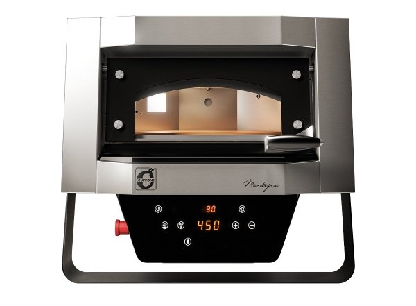 Piec do pizzy obrotowy Mantegna | MN40/1DG-P | elektryczny | max.500 °C | 1x40cm | 4 kW | 670x664x605 mm
