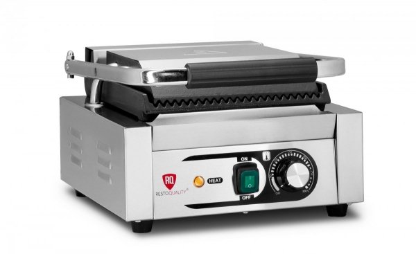 Kontakt grill pojedynczy | ryflowany | Resto Quality | 1,8 kW | RQK811A