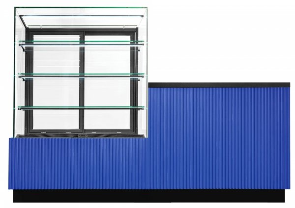 Lada kasowa | boks sprzedażowy  | Dolce Visione Cassa 1200 | 1200x683x930 mm