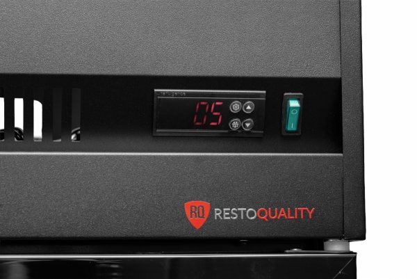 Szafa chłodnicza 3-drzwiowa przeszklona RQ1180-BLACK Resto Quality | czarna | drzwi skrzydłowe | 1650x631x2000 mm | 1181 l