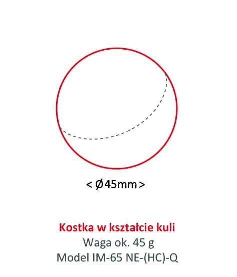 Kostkarka do lodu Hoshizaki IM-65NE-HC-Q | 28 kg/24h | chłodzona powietrzem | kostka kula | ? 45 mm