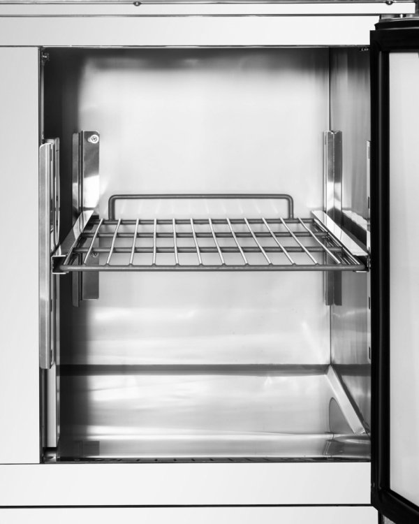 Stół chłodniczy 2-drzwiowy RQS901 | z rantem |  240 l | agregat dolny | 903x700x960 mm