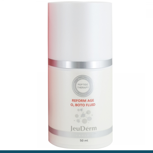 JeuDerm Reform Age O2 odmładzający fluid tlenowy 50 ml Odmładzający wielofunkcyjny fluid tlenowy o działaniu podobnym do botoksu