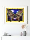 Haft Diamentowy Wspaniały Motyl 47x57 cm