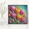Haft Diamentowy Magiczne Tulipany 30x30 cm