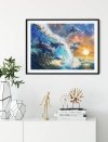 Haft Diamentowy Wesołe Delfinki 45x60 cm K