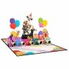 Kartka Pocztowa Okolicznościowa 3D Pop-up Urodziny - Psia Radość