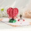 Kartka Pocztowa Okolicznościowa 3D Pop-up Walentynki - Drzewo Miłości