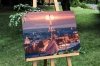 Malowanie Po Numerach Zestaw Widok na Wieżę Eiffla 40x50