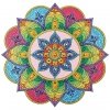 Haft Diamentowy Tęczowa Mandala 30x30 cm