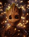 Malowanie Po Numerach Zestaw Baby Groot 40x50