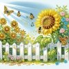 Haft Diamentowy Słoneczny Dzień 30x30 cm