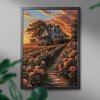 Malowanie Po Numerach Zestaw Ścieżka do Domu 40x50
