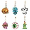 Haft Diamentowy Zawieszka Brelok Breloczek 6 szt -  Halloween