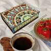 Haft Diamentowy Ozdobne Pudełko Szkatułka - Koronkowa Mandala