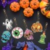 Haft Diamentowy Zawieszka Brelok Breloczek 6 szt -  Halloween