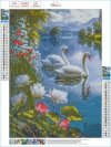 Haft Diamentowy Rajski Zakątek 30x40 cm