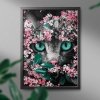 Malowanie Po Numerach Zestaw Szmaragdowe Spojrzenie 40x50