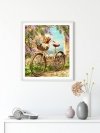 Haft Diamentowy Sielska Przejażdżka - Rower 45x55 K