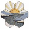 Haft Diamentowy - Podkładka Podkładki pod szklanki - Plaster Miodu - Zachód Słońca