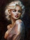 Haft Diamentowy Piękna Marylin Monroe 55x75