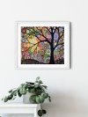 Haft Diamentowy Drzewo Tysiąca Kolorów 45x35 K