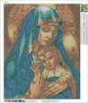 Haft Diamentowy Matka Boska z Dzieciątkiem 45x55 K