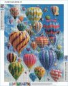 Haft Diamentowy Ulotne Balony 40x50