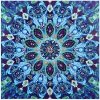 Haft Diamentowy Niebieska Mandala 30x30cm