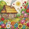 Haft Diamentowy Sielska Chatka 30x30 cm