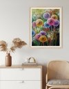 Haft Diamentowy Wesołe Dmuchawce 45x60 cm