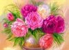Haft Diamentowy Zachwyt Piwonii 30x40 cm