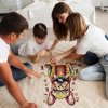 Puzzle Drewniane Słodki Buldożek S
