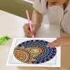 Haft Diamentowy Mandala Słońca 30x30 cm