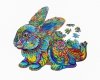Puzzle Drewniane Baśniowy Królik L