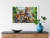 Haft Diamentowy Tygrysia Rodzina 2 55x75