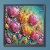 Haft Diamentowy Magiczne Tulipany 30x30 cm