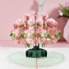 Kartka Pocztowa Okolicznościowa 3D Pop-up Kwiaty - Kwitnąca Magnolia