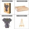 Puzzle Drewniane Antyczny Mamut S