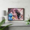 Malowanie Po Numerach Zestaw Bezzubik i Stitch 40x50