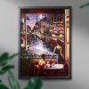 Malowanie Po Numerach Zestaw Księżycowy Wieczór 40x50